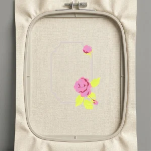 Дизайн машинной вышивки. Роза (Размер 116x157мм). Форматы: DST PES JEF VP3 EXP XXX . Стежков: 15584