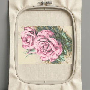 Дизайн машинной вышивки. Роза (Размер 273x194мм). Форматы: DST PES JEF VP3 EXP XXX . Стежков: 131919