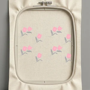 Дизайн машинной вышивки. Роза (Размер 137x97мм). Форматы: DST PES JEF VP3 EXP XXX . Стежков: 9987