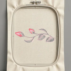 Дизайн машинной вышивки. Роза (Размер 89x33мм). Форматы: DST PES JEF VP3 EXP XXX . Стежков: 7218