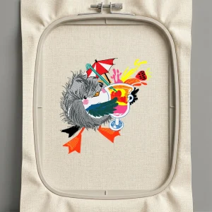 Дизайн машинной вышивки. Птицы (Размер 103x106мм). Форматы: DST PES JEF VP3 EXP XXX . Стежков: 20896