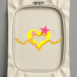 Дизайн машинной вышивки. Любовь (Размер 67x38мм). Форматы: DST PES JEF VP3 EXP XXX . Стежков: 2783