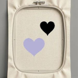 Дизайн машинной вышивки. Любовь (Размер 40x45мм). Форматы: DST PES JEF VP3 EXP XXX . Стежков: 1385