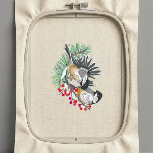 Дизайн машинной вышивки. Птицы (Размер 101x135мм). Форматы: DST PES JEF VP3 EXP XXX . Стежков: 24664