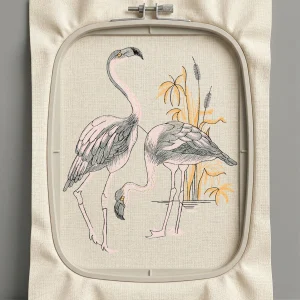 Дизайн машинной вышивки. Птицы (Размер 127x150мм). Форматы: DST PES JEF VP3 EXP XXX . Стежков: 10514