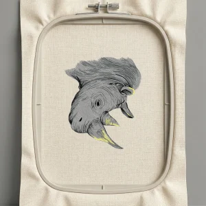 Дизайн машинной вышивки. Животные (Размер 122x148мм). Форматы: DST PES JEF VP3 EXP XXX . Стежков: 17955