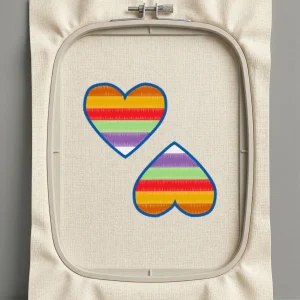 Дизайн машинной вышивки. Любовь (Размер 97x98мм). Форматы: DST PES JEF VP3 EXP XXX . Стежков: 11898