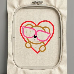 Дизайн машинной вышивки. Любовь (Размер 99x95мм). Форматы: DST PES JEF VP3 EXP XXX . Стежков: 7308