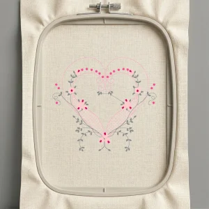 Дизайн машинной вышивки. Любовь (Размер 98x89мм). Форматы: DST PES JEF VP3 EXP XXX . Стежков: 5817