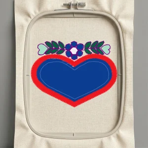 Дизайн машинной вышивки. Любовь (Размер 51x39мм). Форматы: DST PES JEF VP3 EXP XXX . Стежков: 4351