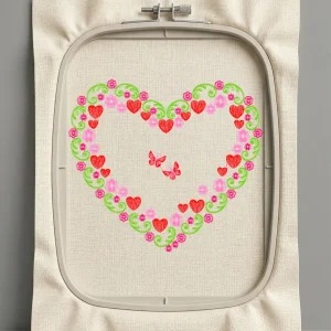 Дизайн машинной вышивки. Любовь (Размер 175x156мм). Форматы: DST PES JEF VP3 EXP XXX . Стежков: 24675