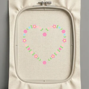 Дизайн машинной вышивки. Любовь (Размер 195x178мм). Форматы: DST PES JEF VP3 EXP XXX . Стежков: 17275