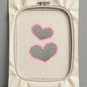 Дизайн машинной вышивки. Любовь (Размер 66x87мм). Форматы: DST PES JEF VP3 EXP XXX . Стежков: 6176