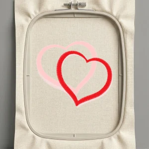 Дизайн машинной вышивки. Любовь (Размер 65x57мм). Форматы: DST PES JEF VP3 EXP XXX . Стежков: 2223