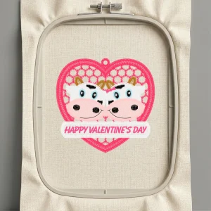 Дизайн машинной вышивки. Любовь (Размер 91x87мм). Форматы: DST PES JEF VP3 EXP XXX . Стежков: 17072