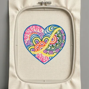 Дизайн машинной вышивки. Любовь (Размер 99x92мм). Форматы: DST PES JEF VP3 EXP XXX . Стежков: 18098