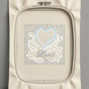 Дизайн машинной вышивки. Любовь (Размер 147x147мм). Форматы: DST PES JEF VP3 EXP XXX . Стежков: 14682