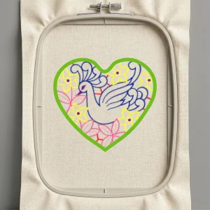 Дизайн машинной вышивки. Любовь (Размер 173x158мм). Форматы: DST PES JEF VP3 EXP XXX . Стежков: 13846