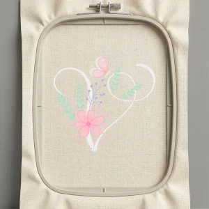 Дизайн машинной вышивки. Любовь (Размер 95x87мм). Форматы: DST PES JEF VP3 EXP XXX . Стежков: 8890