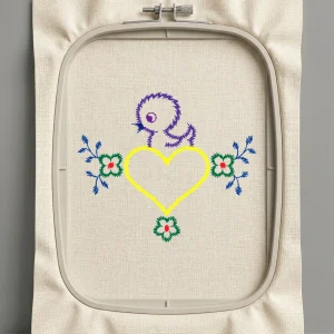 Дизайн машинной вышивки. Любовь (Размер 70x59мм). Форматы: DST PES JEF VP3 EXP XXX . Стежков: 1364