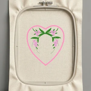 Дизайн машинной вышивки. Любовь (Размер 88x94мм). Форматы: DST PES JEF VP3 EXP XXX . Стежков: 4627