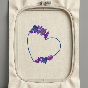 Дизайн машинной вышивки. Любовь (Размер 153x179мм). Форматы: DST PES JEF VP3 EXP XXX . Стежков: 11606