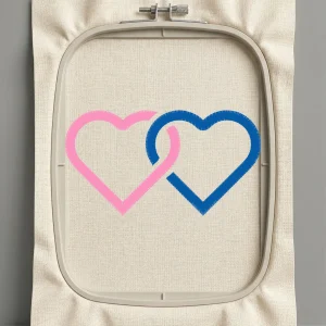 Дизайн машинной вышивки. Любовь (Размер 89x48мм). Форматы: DST PES JEF VP3 EXP XXX . Стежков: 2272