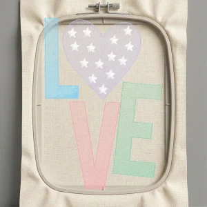 Дизайн машинной вышивки. Любовь (Размер 67x98мм). Форматы: DST PES JEF VP3 EXP XXX . Стежков: 5595