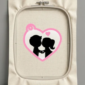 Дизайн машинной вышивки. Любовь (Размер 77x76мм). Форматы: DST PES JEF VP3 EXP XXX . Стежков: 7515