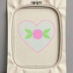 Дизайн машинной вышивки. Любовь (Размер 40x36мм). Форматы: DST PES JEF VP3 EXP XXX . Стежков: 1716