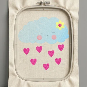 Дизайн машинной вышивки. Любовь (Размер 122x129мм). Форматы: DST PES JEF VP3 EXP XXX . Стежков: 7770