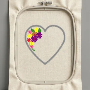 Дизайн машинной вышивки. Любовь (Размер 89x88мм). Форматы: DST PES JEF VP3 EXP XXX . Стежков: 4195