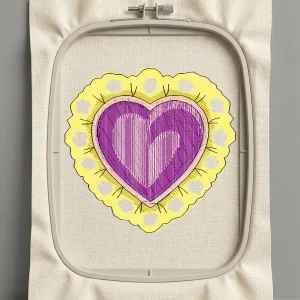 Дизайн машинной вышивки. Любовь (Размер 77x74мм). Форматы: DST PES JEF VP3 EXP XXX . Стежков: 10979