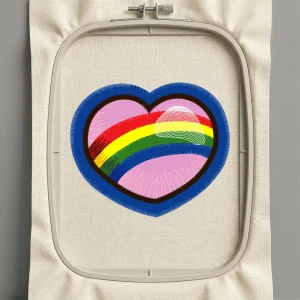 Дизайн машинной вышивки. Любовь (Размер 98x83мм). Форматы: DST PES JEF VP3 EXP XXX . Стежков: 11652