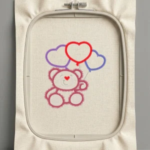 Дизайн машинной вышивки. Любовь (Размер 122x133мм). Форматы: DST PES JEF VP3 EXP XXX . Стежков: 7788