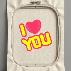 Дизайн машинной вышивки. Любовь (Размер 76x73мм). Форматы: DST PES JEF VP3 EXP XXX . Стежков: 8963