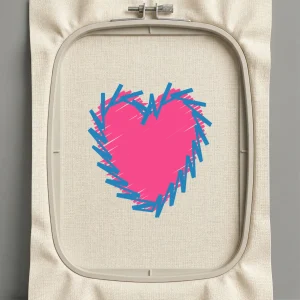 Дизайн машинной вышивки. Любовь (Размер 15x17мм). Форматы: DST PES JEF VP3 EXP XXX . Стежков: 369