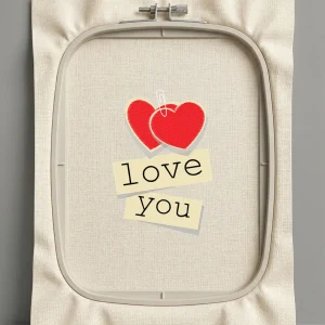 Дизайн машинной вышивки. Любовь (Размер 131x190мм). Форматы: DST PES JEF VP3 EXP XXX . Стежков: 23617