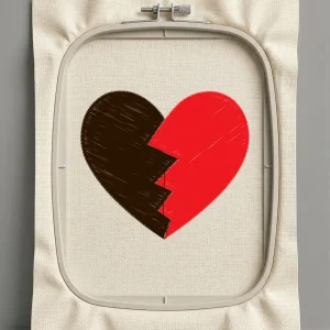 Дизайн машинной вышивки. Любовь (Размер 86x76мм). Форматы: DST PES JEF VP3 EXP XXX . Стежков: 6136