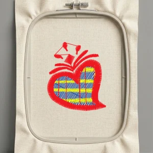 Дизайн машинной вышивки. Любовь (Размер 34x40мм). Форматы: DST PES JEF VP3 EXP XXX . Стежков: 1723