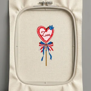 Дизайн машинной вышивки. Любовь (Размер 88x208мм). Форматы: DST PES JEF VP3 EXP XXX . Стежков: 30453