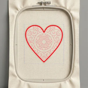 Дизайн машинной вышивки. Любовь (Размер 158x158мм). Форматы: DST PES JEF VP3 EXP XXX . Стежков: 14113