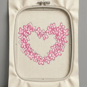 Дизайн машинной вышивки. Любовь (Размер 104x88мм). Форматы: DST PES JEF VP3 EXP XXX . Стежков: 18409