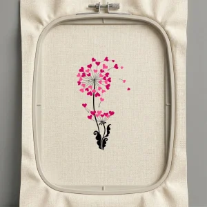 Дизайн машинной вышивки. Любовь (Размер 99x172мм). Форматы: DST PES JEF VP3 EXP XXX . Стежков: 9817