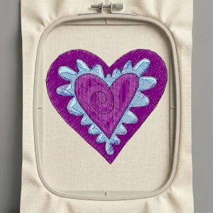 Дизайн машинной вышивки. Любовь (Размер 74x70мм). Форматы: DST PES JEF VP3 EXP XXX . Стежков: 10919
