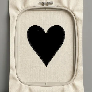 Дизайн машинной вышивки. Любовь (Размер 46x50мм). Форматы: DST PES JEF VP3 EXP XXX . Стежков: 1866