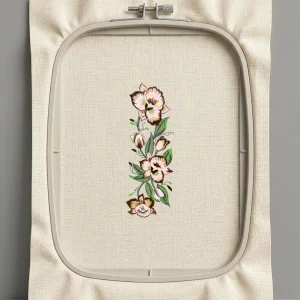 Дизайн машинной вышивки. Роза (Размер 91x255мм). Форматы: DST PES JEF VP3 EXP XXX . Стежков: 47848