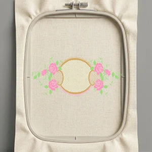 Дизайн машинной вышивки. Роза (Размер 178x80мм). Форматы: DST PES JEF VP3 EXP XXX . Стежков: 13321