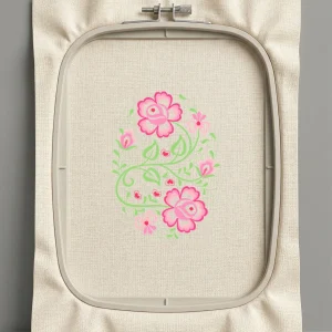 Дизайн машинной вышивки. Роза (Размер 90x125мм). Форматы: DST PES JEF VP3 EXP XXX . Стежков: 12341