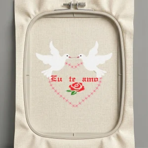 Дизайн машинной вышивки. Любовь (Размер 134x117мм). Форматы: DST PES JEF VP3 EXP XXX . Стежков: 5433